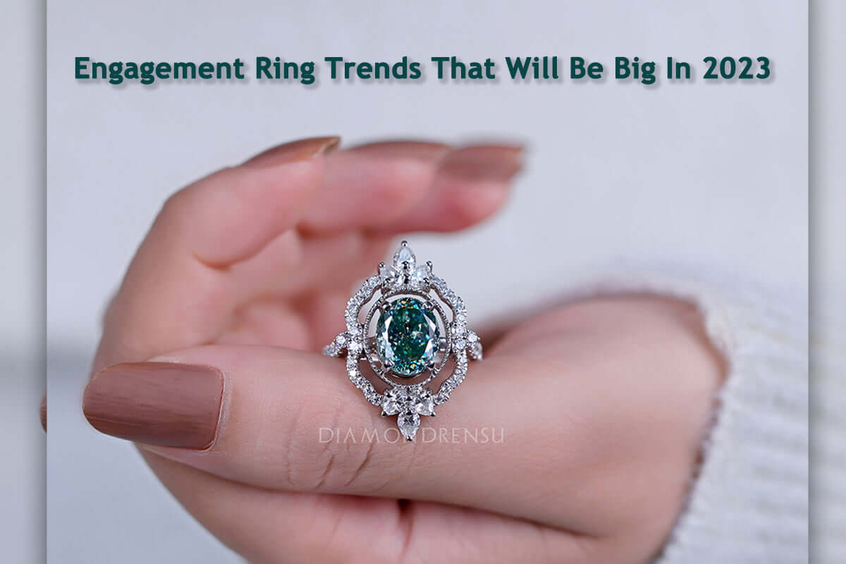 2023 New Moissanite Diamond Ring Open Ring Adjust India