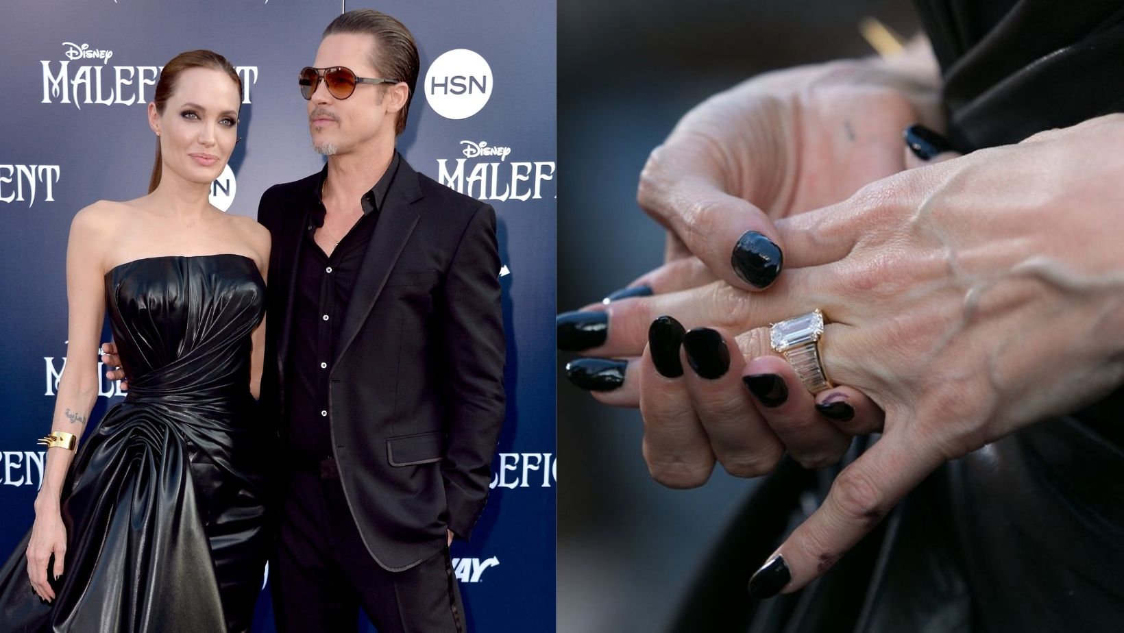 Angelina Jolie Engagement Ring  Emerald Cut Beauty