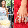 Blake Lively Engagement Ring - Oval & Pave Style