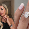 Dani Dyer Ring - Oval & Pave Style