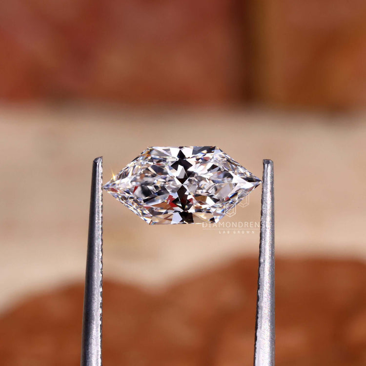 Buy loose lab grown diamonds Dutch marquise cut diamond
