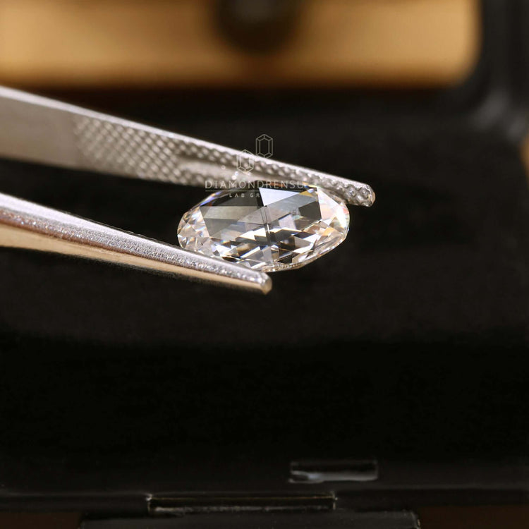 IGI certified loose diamond with an antique round rose cut style.