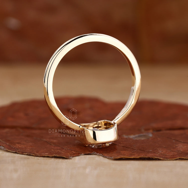 Solitaire Diamond Ring in a luxurious and secure setting.