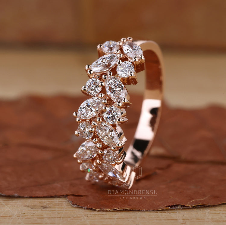 Two Row Wedding Band crafted for a bold and classic look.