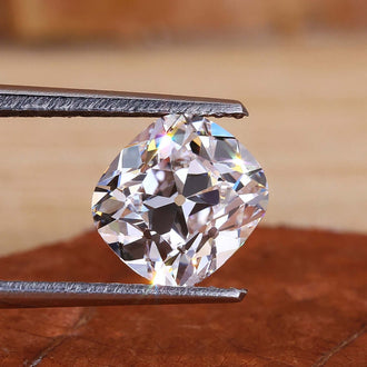 1.17 carat old mine cushion cut diamond, lab grown and IGI certified from Diamondrensu.