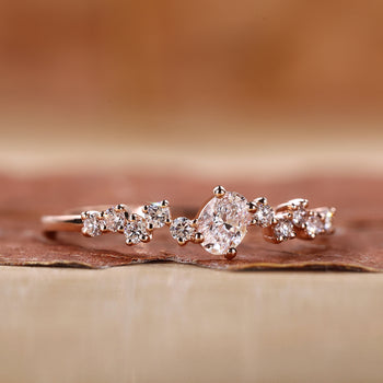 Zig Zag Ring with modern and unique design.