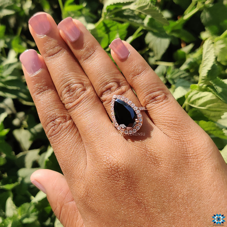 This handmade ring showcases expert craftsmanship and care.