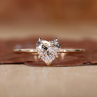 Heart Shaped Diamond Ring in a stunning design.