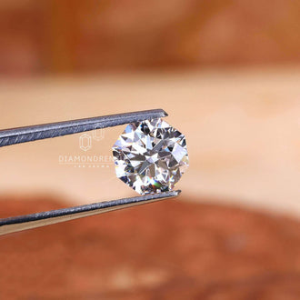 Antique cut loose diamond shaped in an elegant octagon design.