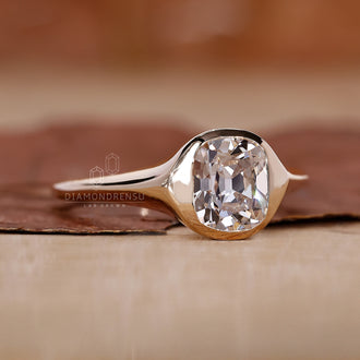 Tapered Shank Engagement Ring with a unique, refined style.
