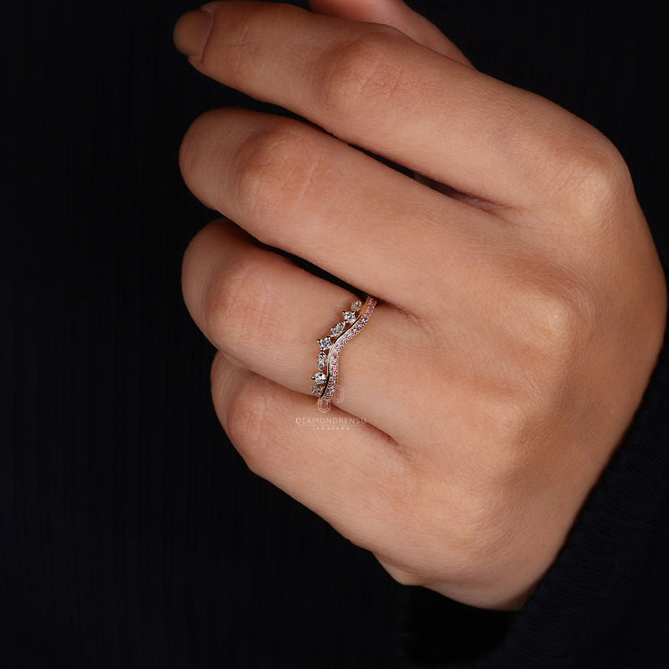 Half Eternity Wedding Band designed for lasting beauty.