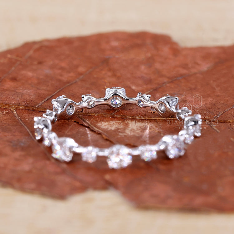 Round Diamond Eternity Wedding Band for lasting elegance.