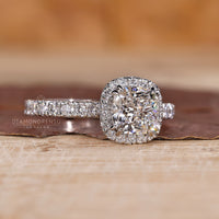 Hidden round diamonds set in basket, igi certified, handmade jewelry