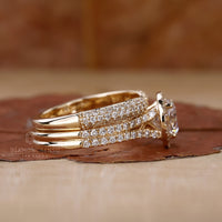 Open Gab Wedding Band designed for a unique, modern style.