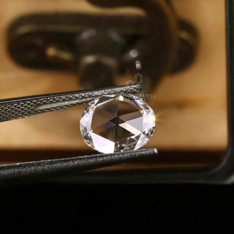 Shop lab grown diamonds with a 1.57 carat round rose cut.