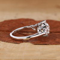 White gold ring crafted for sophisticated taste.