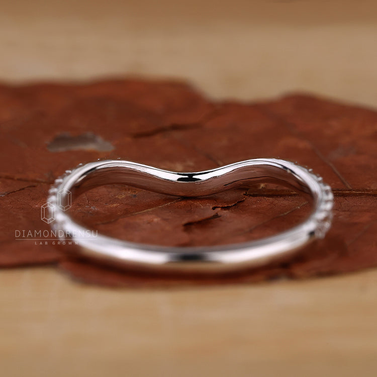 White Gold Band Wedding designed for a refined, polished finish.