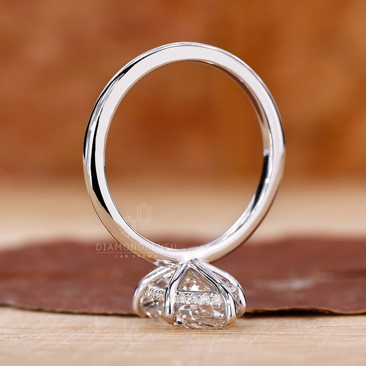 Claw Prong Ring securing a stunning diamond with style.