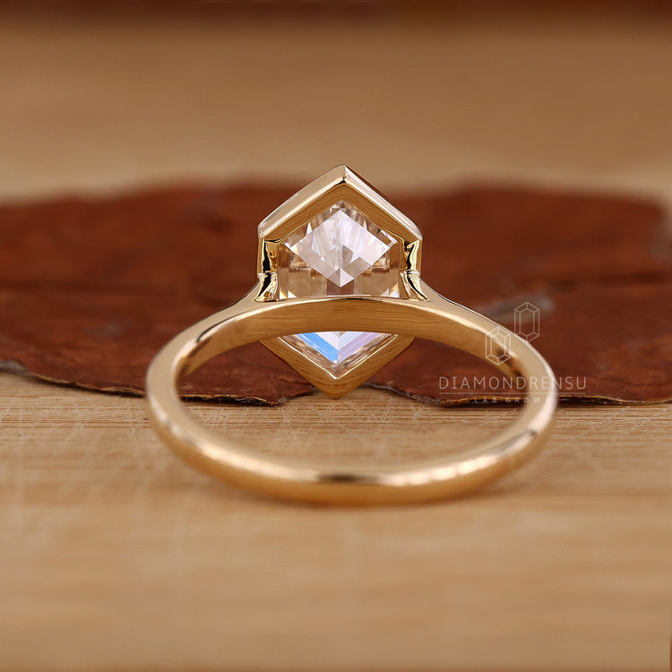 Bezel Solitaire Ring for a unique twist on a classic design.