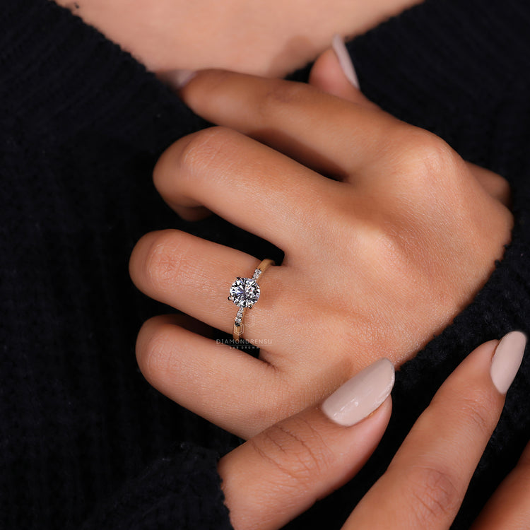 A truly unique engagement ring designed to capture hearts.