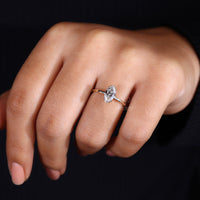 Marquise Cut Diamond Ring with a timeless setting.