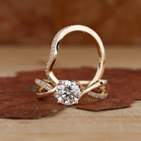 Handmade Unique Bridal Set with intricate details and design.