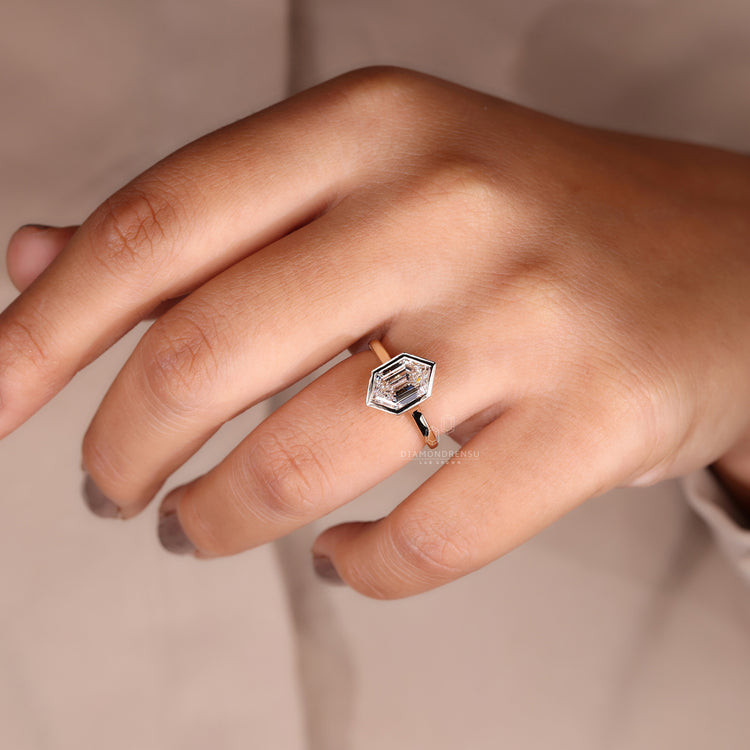 Bezel Setting Ring showcasing a beautifully set diamond.