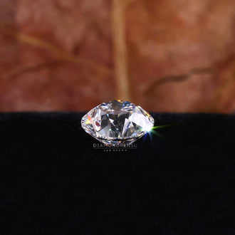 Old European cut shaped in 2.30 carat lab grown diamond for engagement rings.