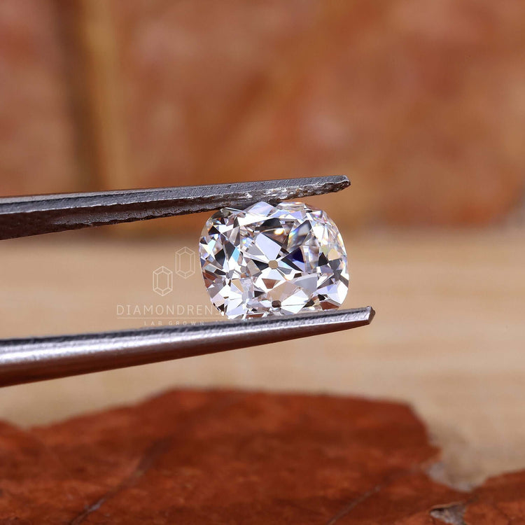 IGI certified 1.17 carat old mine cut cushion diamond available as a loose diamond.