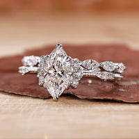Marquise Wedding Band designed to complement your bridal set.
