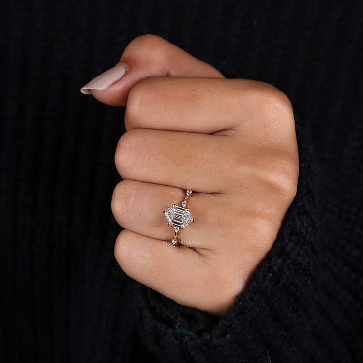 Hexagon Ring featuring unique and modern style.