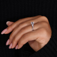 Round Diamond Ring with a secure and sleek claw prong setting.