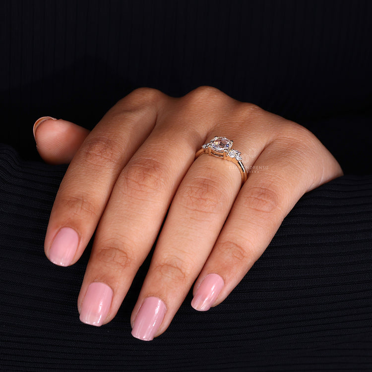 Rose Cut Ring featuring intricate craftsmanship and shine.