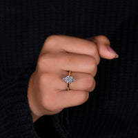 Marquise Ring with a timeless, elegant setting.