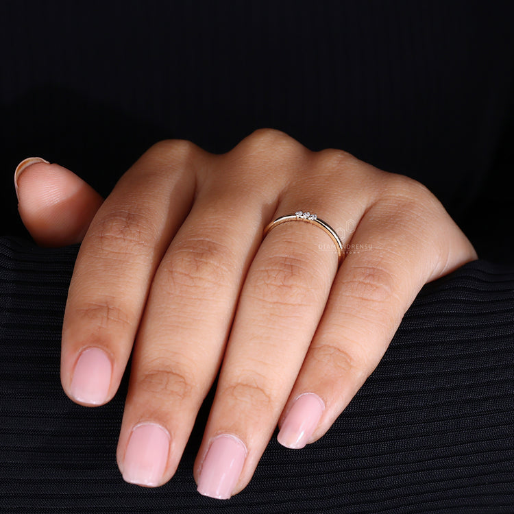 Yellow Gold Wedding Band with classic, luxurious appeal.