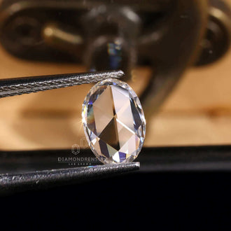 1 carat oval rose cut loose diamond from Diamondrensu.
