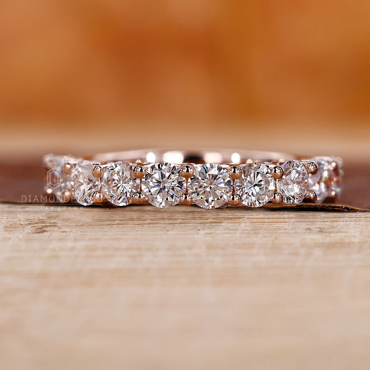 Custom wedding band designed to match your unique love story.