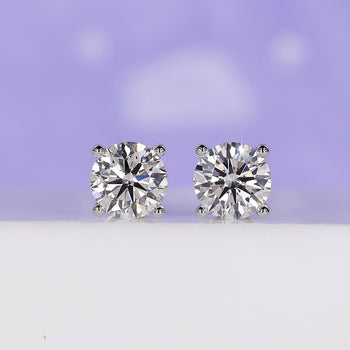 Elegant Earrings 2.50 TCW crafted with Lab Grown Diamond brilliance.