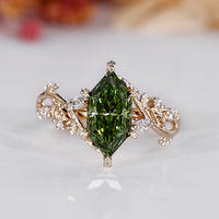 Dutch marquise engagement ring with Lab Grown Diamond.