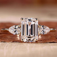 three stones engagement ring