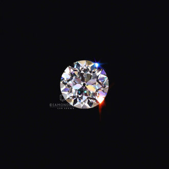 2.30 carat lab grown diamond sold in Old European cut round style.