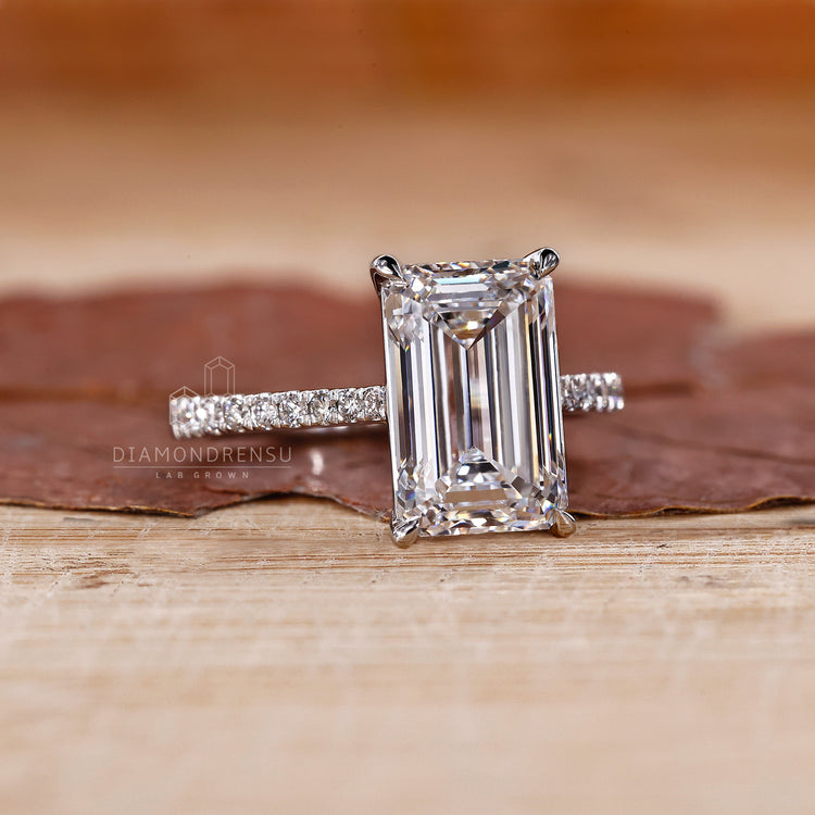Pave Ring set with dazzling diamonds for extra sparkle.