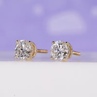 Sophisticated diamond earrings for women, perfect for formal or casual wear.