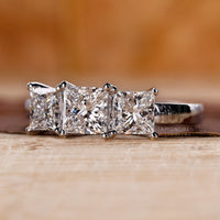Stunning white gold engagement ring with a brilliant sparkle.