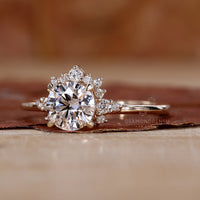 Half halo diamond ring crafted for unforgettable moments.