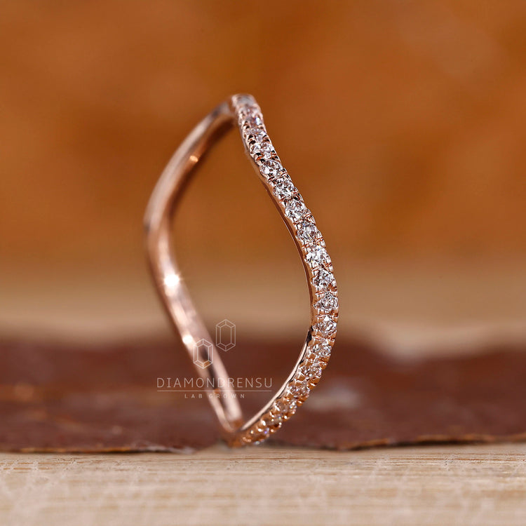 Half Eternity Round Diamond Wedding Band