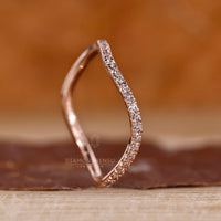 Half Eternity Round Diamond Wedding Band