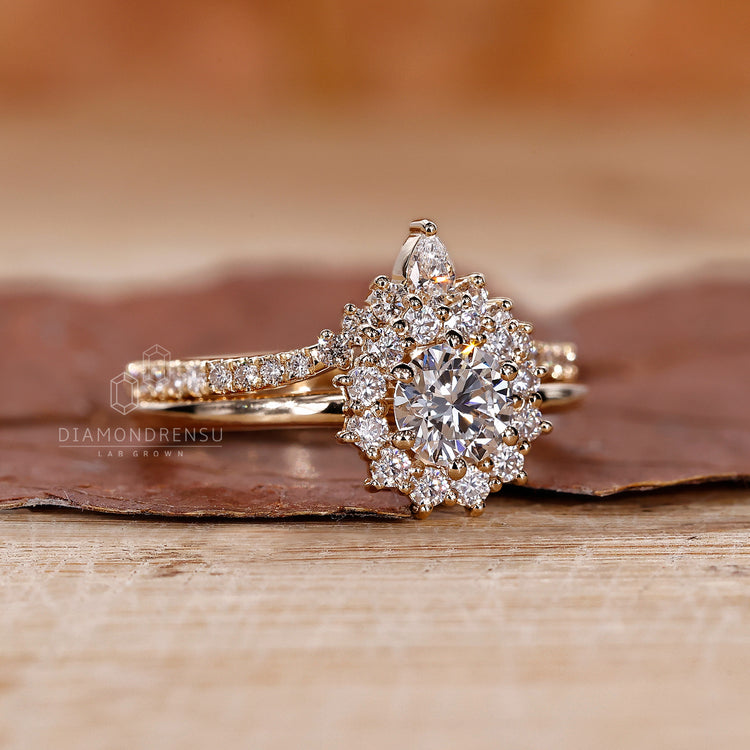 Tiara Wedding Band with intricate diamond detailing.