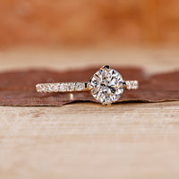 Pave Ring featuring secure diamond placement in a stunning design.