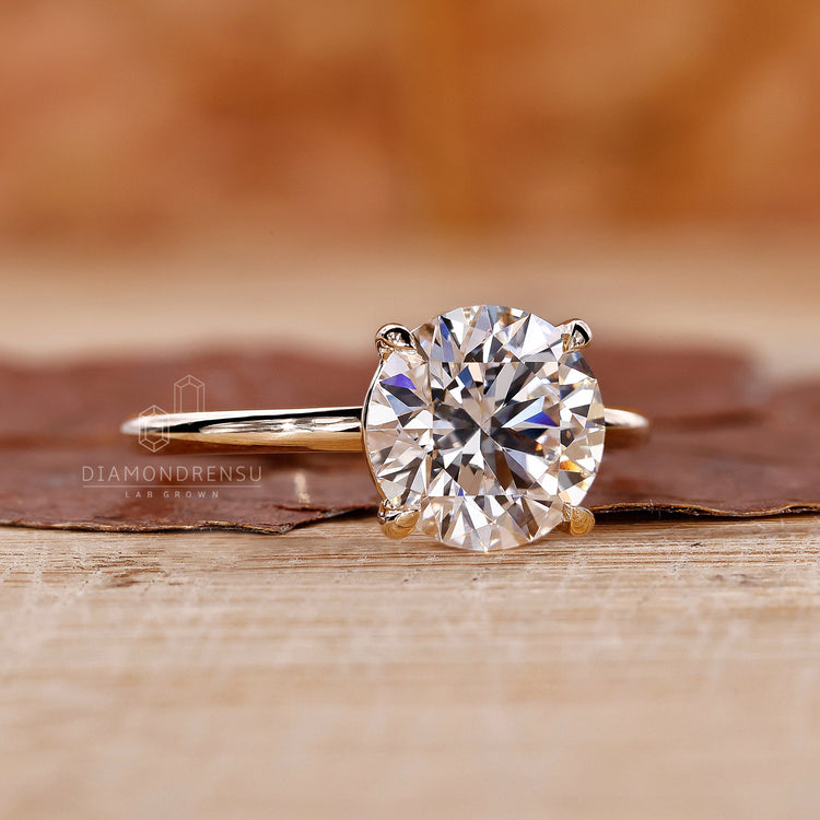 Round Diamond Solitaire Engagement Ring